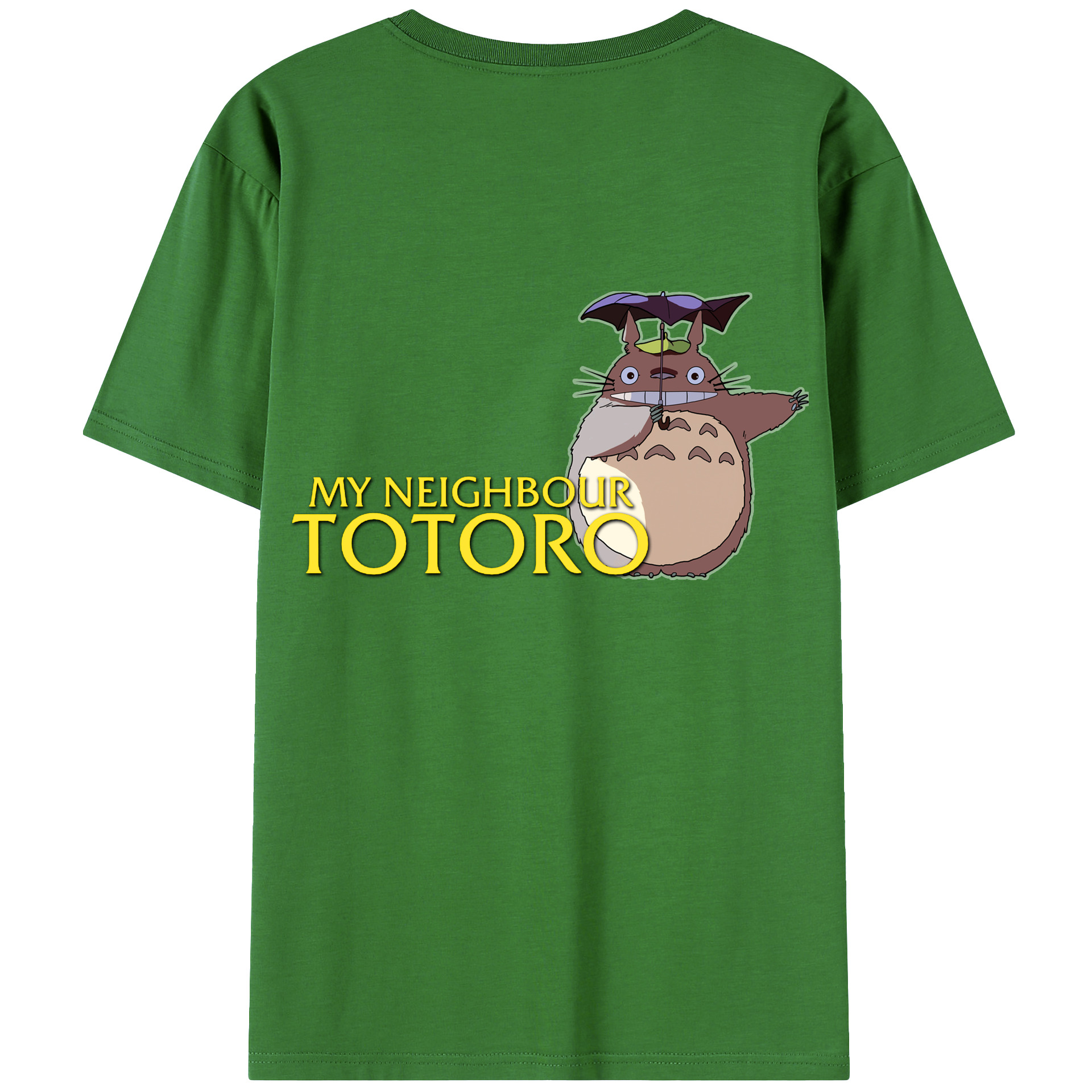 （画像用） となりのトトロ 草壁メイ 草壁サツキ My Neighbor Totoro Satsuki Kusakabe Mei Kusakabe レディース半袖Tシャツ(バックプリント)